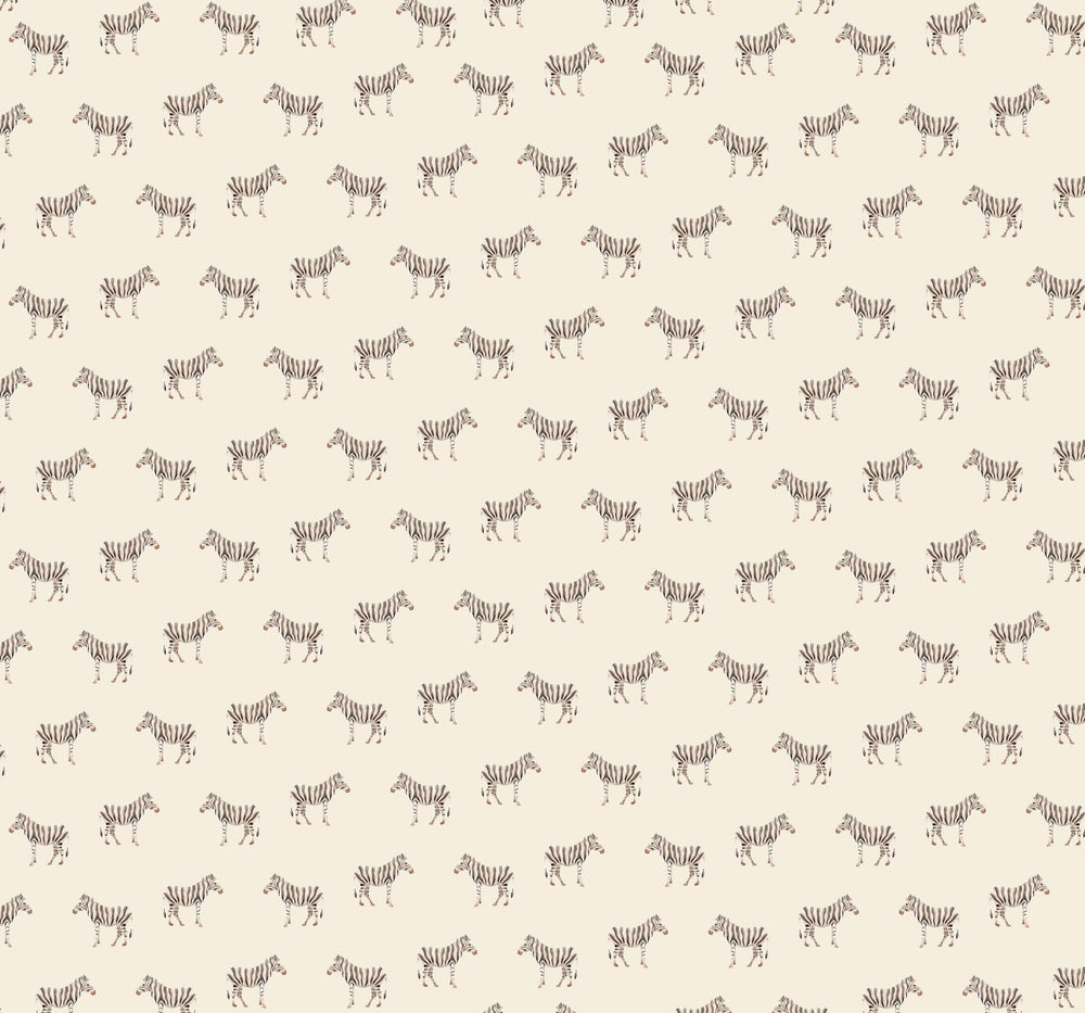 Creative Lab Amsterdam behang Safari Zebra Wallpaper