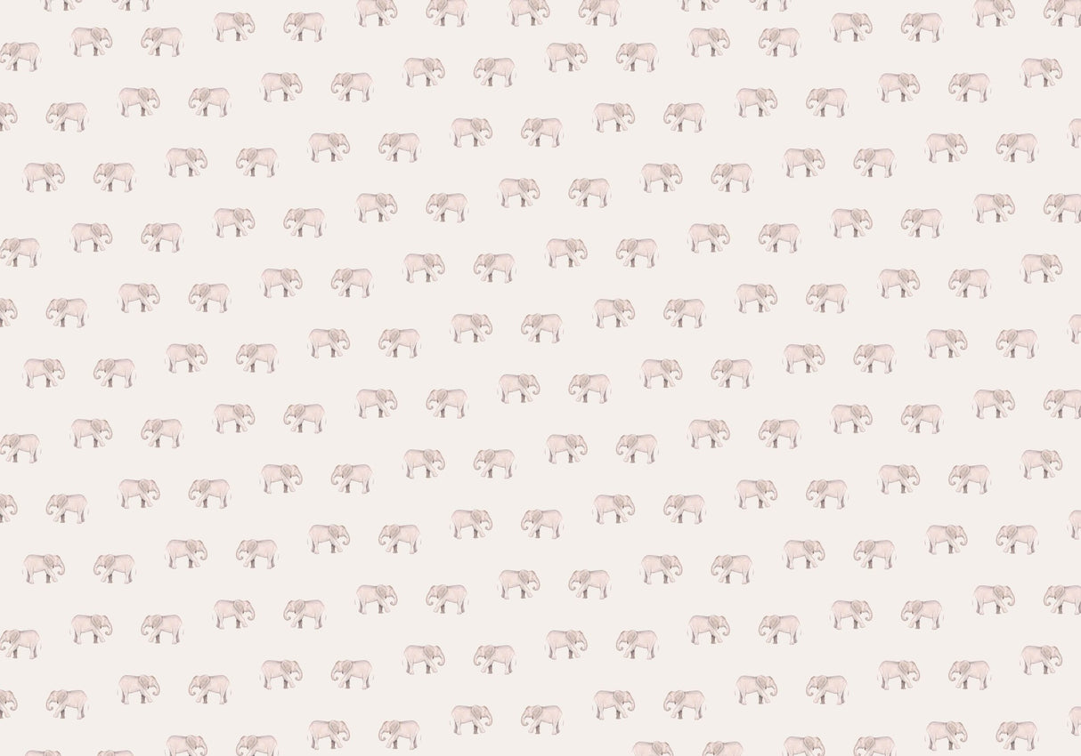 Creative Lab Amsterdam behang Safari Elephants Wallpaper