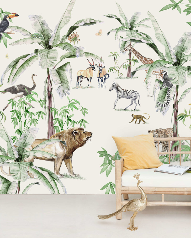 Creative Lab Amsterdam berhang Just Another day in the Jungle Wallpaper