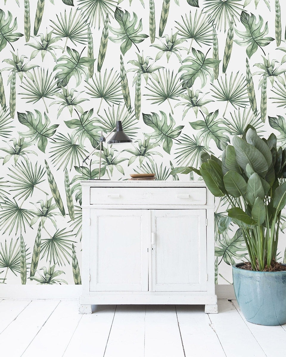 Creative Lab Amsterdam behang Jungle Leaves wallpaper