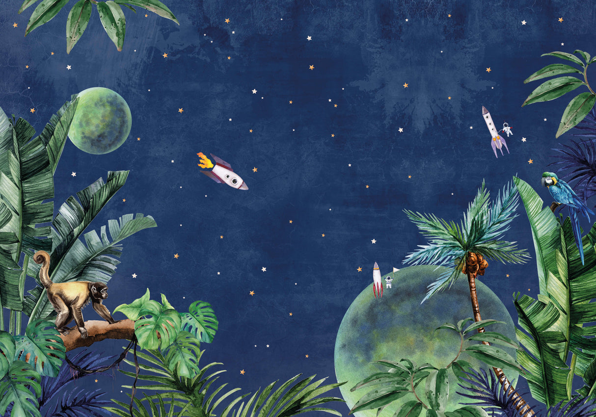 Creative Lab Amsterdam behang From Jungle to Space Wallpaper
