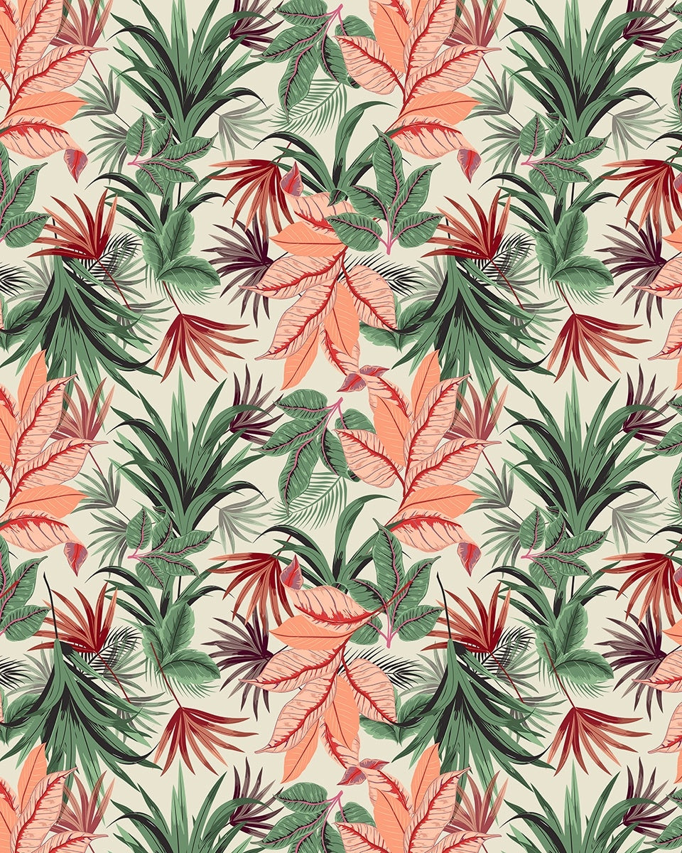 Creative Lab Amsterdam behang Pink Jungle Wallpaper