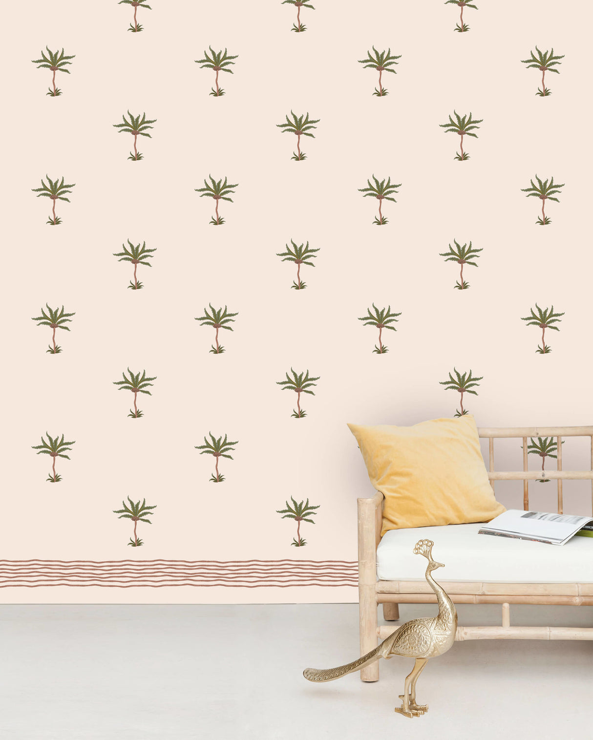 Creative Lab Amsterdam behang Subtle Palms Wallpaper