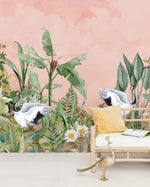 Creative Lab Amsterdam Dancing Crane Birds Wallpaper