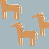 Horse - Blue Orange Sample