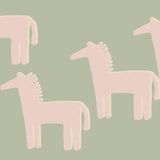 Horse - Green Pink Sample