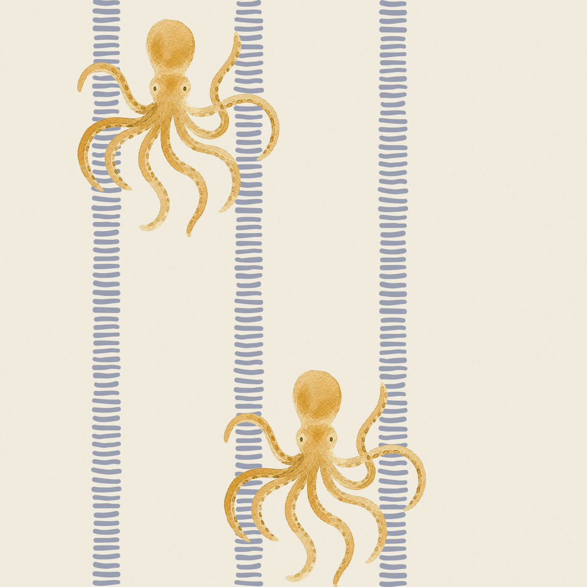 Stripy - Octo - Blue Yellow Sample