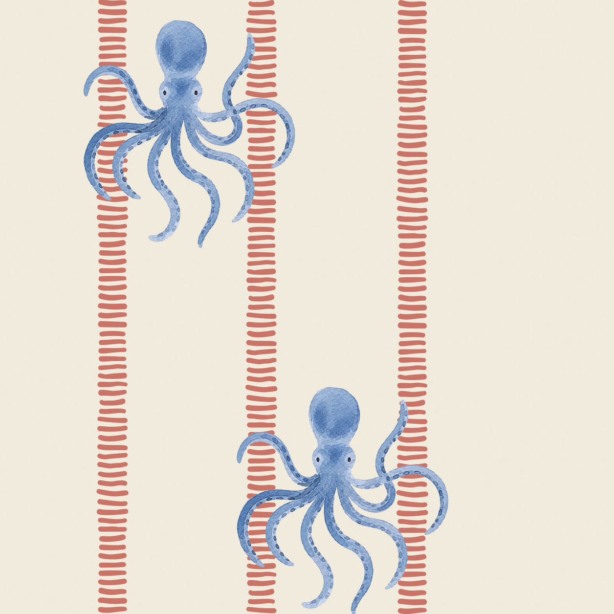 Stripy - Octo - Red Blue Sample