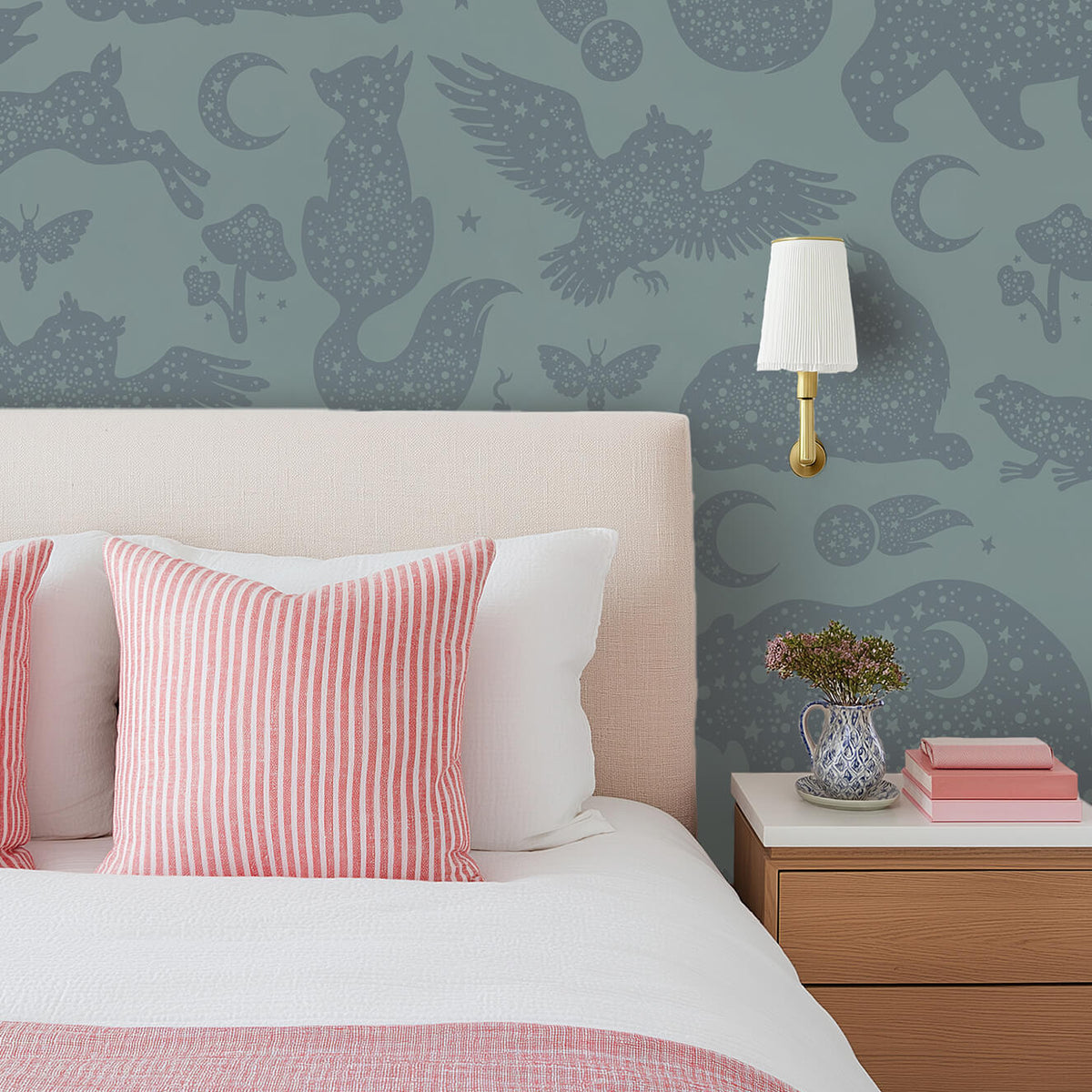 Starlight Blue Wallpaper Sample – Creative Lab Amsterdam