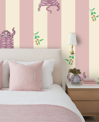 Wild Streaks Pink Wallpaper Sample