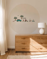 Pink Oasis Behang