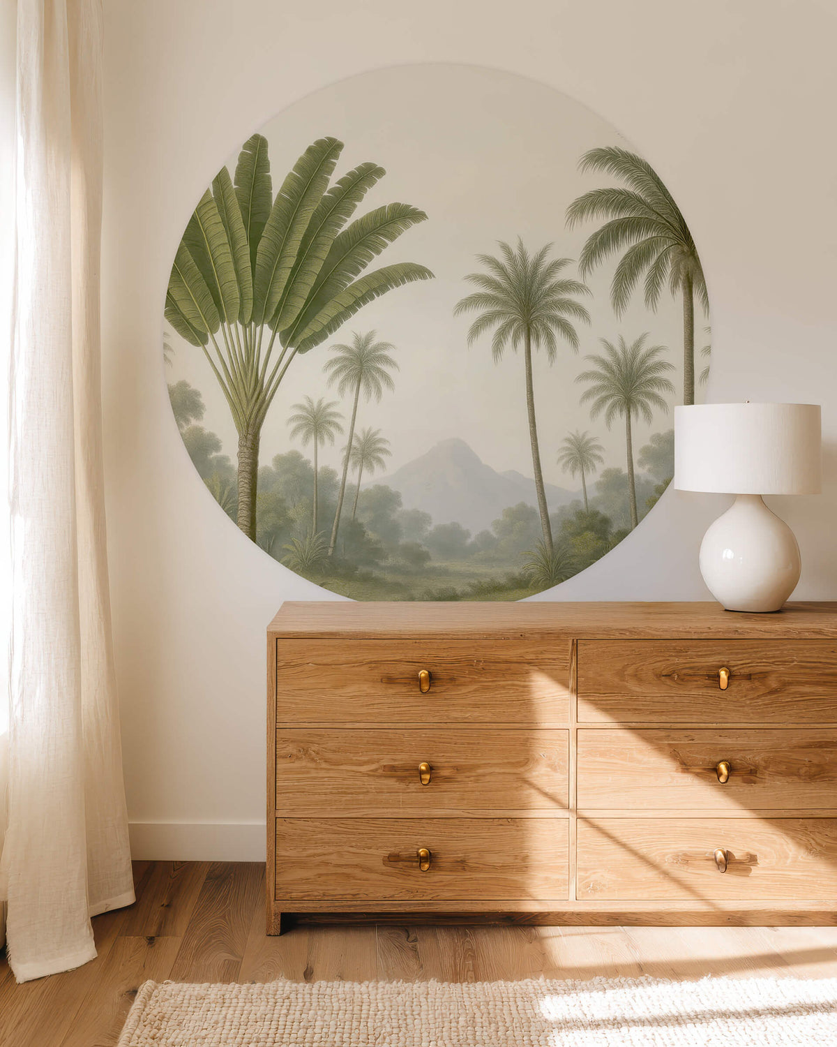 Pink Oasis Behang