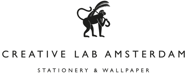 Logo Creative Lab Amsterdam. Stationery and Wallpaper.