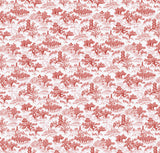 Chinoiserie Orange Wallpaper