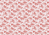Chinoiserie Orange Wallpaper