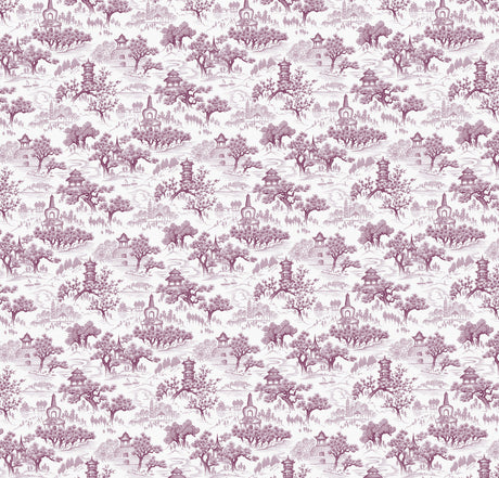 Chinoiserie Lila Tapete
