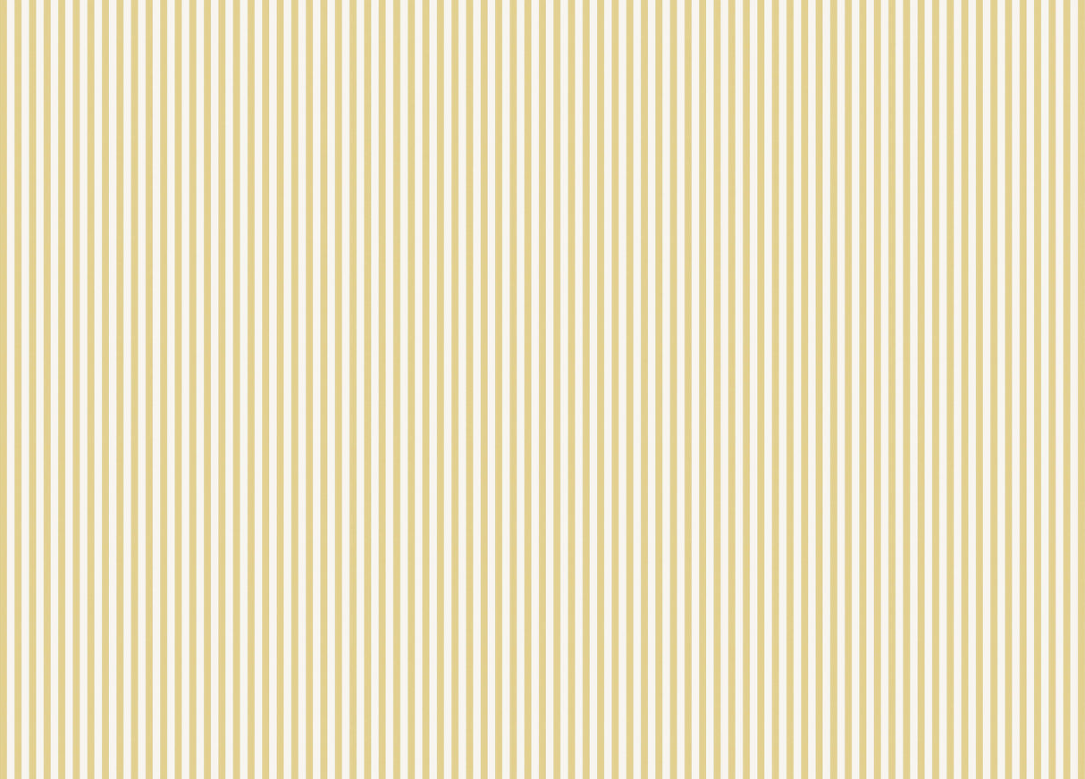 Classic Stripe Yellow Wallpaper