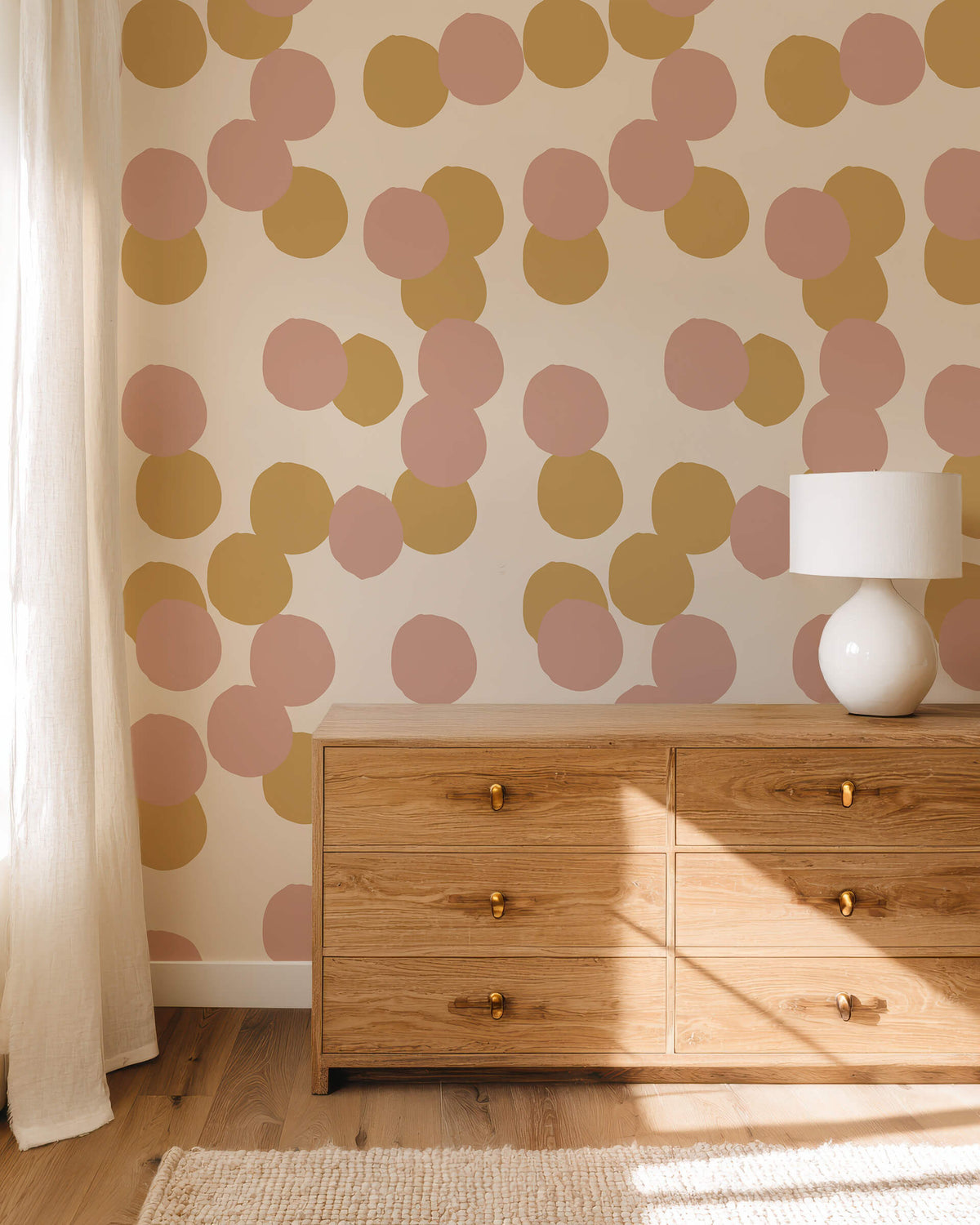 Dottie Ocher Pink Sample