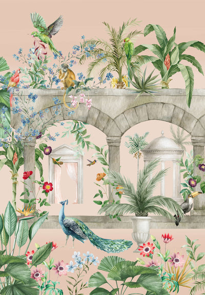 Floral Arches Wallpaper