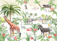 Jungle Tales Wallpaper Sample