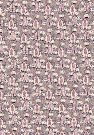 Lily Serenade Purple Wallpaper