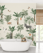 Creative Lab Amsterdam badkamer behang Lovely Jungle bathroom wallpaper 