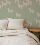 Horse - Green Pink Sample