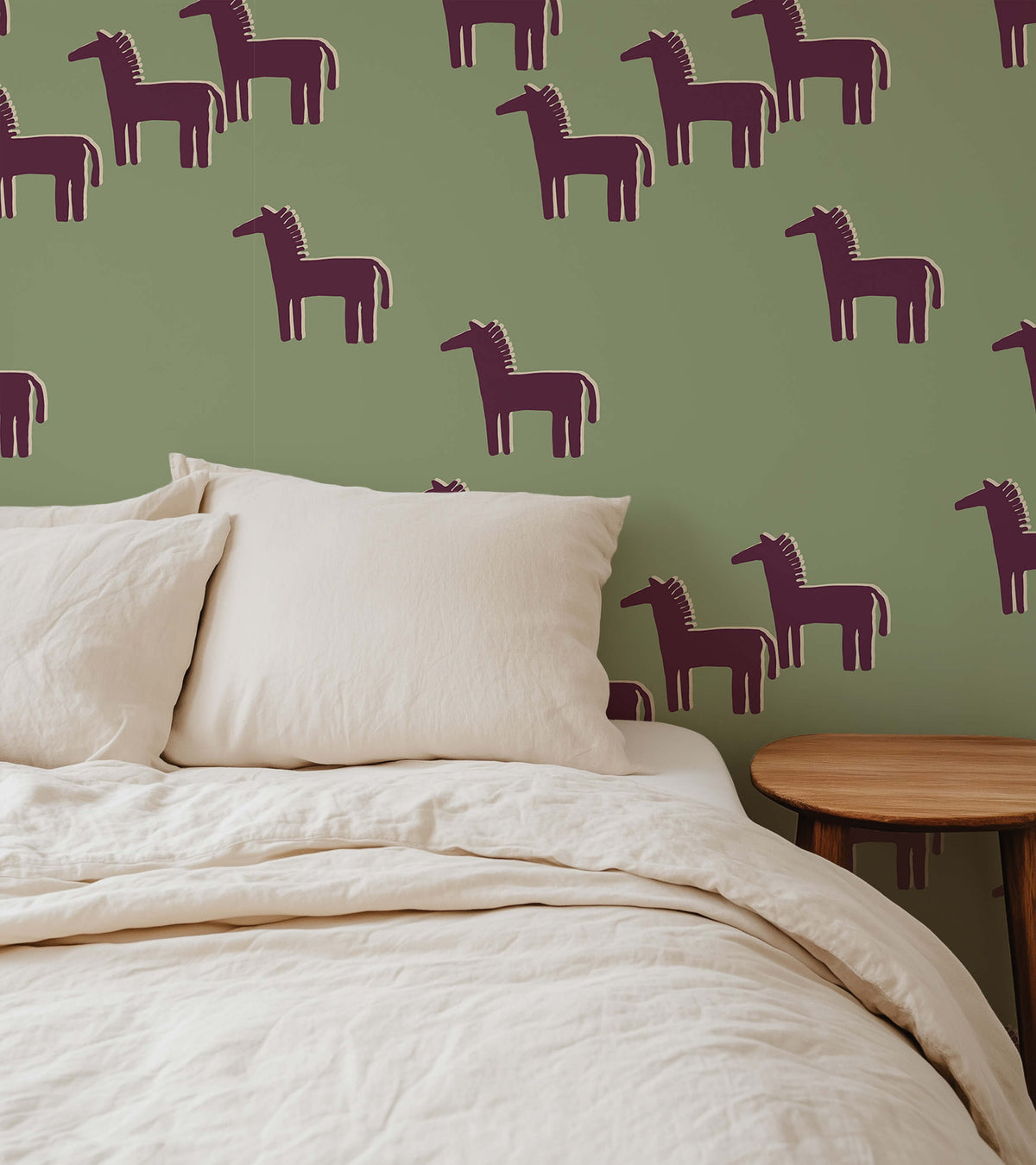 Horse - Green Purple Sample