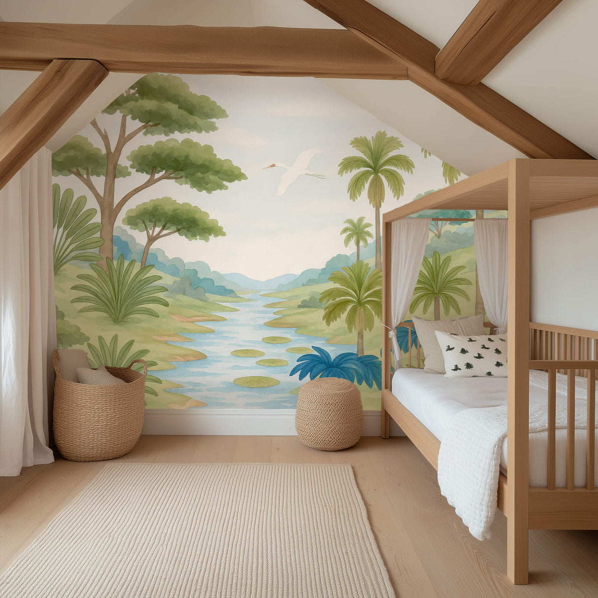 Palm River Wallpaper