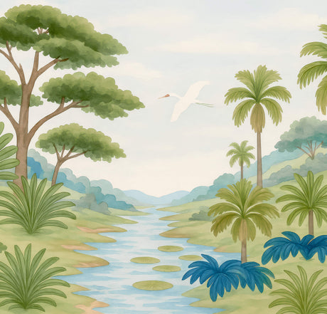 Palm River Wallpaper