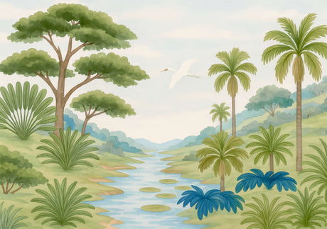 Palm River Wallpaper