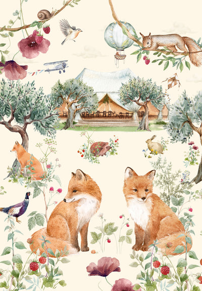 Party Fox Wallpaper