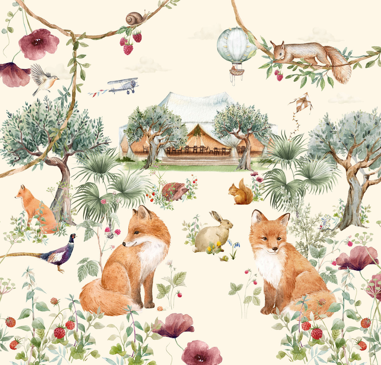 Party Fox Wallpaper