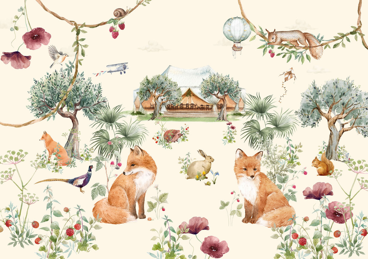 Party Fox Wallpaper