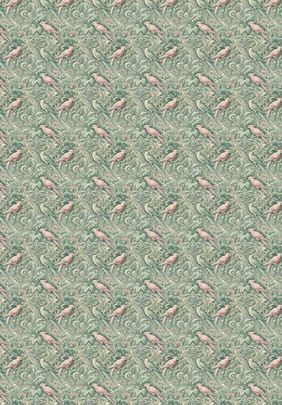 Plume Royale Green Wallpaper