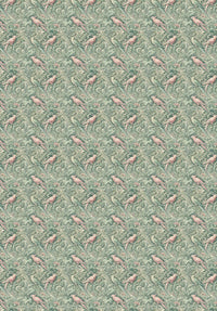 Plume Royale Green Wallpaper