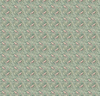 Plume Royale Green Wallpaper