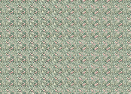 Plume Royale Green Wallpaper