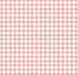 Sage Check Pink Wallpaper