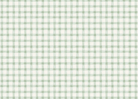 Sage Check Green Wallpaper