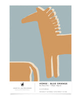 Horse - Blue Orange Sample