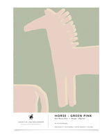 Horse - Green Pink Sample