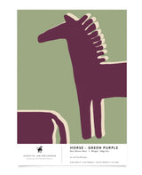 Horse - Green Purple Sample