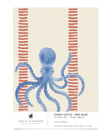 Stripy - Octo - Red Blue Sample