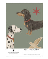 Spots & Sausage - Green Sample