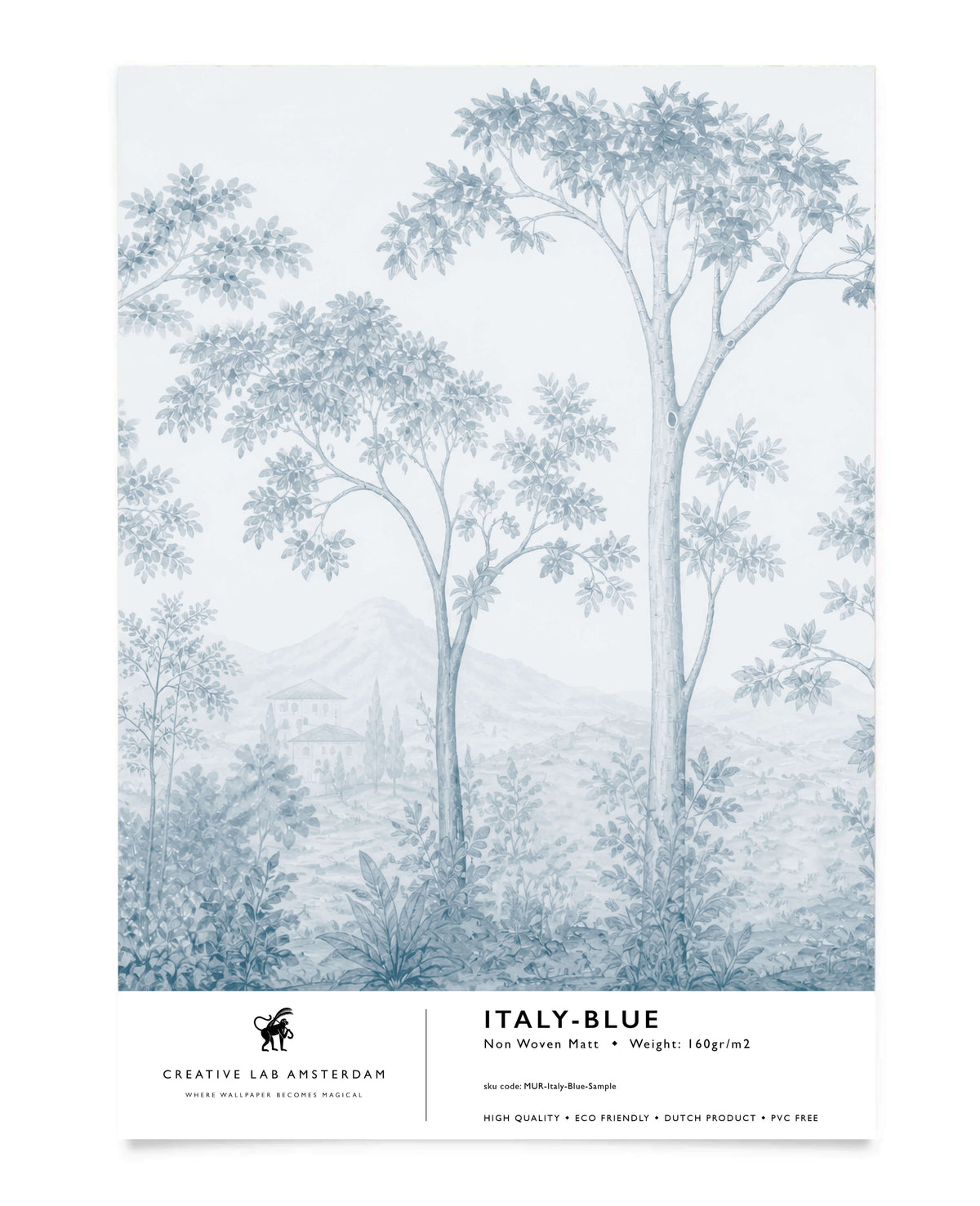 Italy - Blue Sample