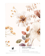 Dusty Blumen Tapete Muster