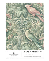 Peony Green Behang Sample
