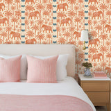 Sandalwood Safari Orange Wallpaper Sample