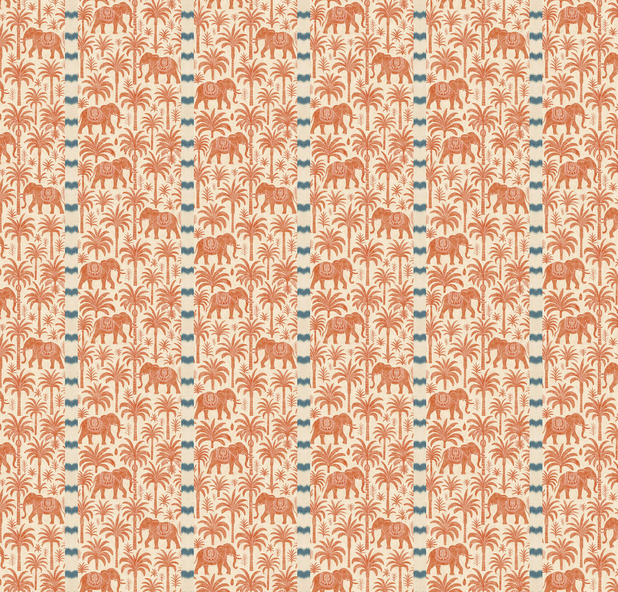 Sandelholz Safari Orange Tapete